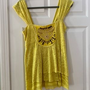 Free People Beaded Tank